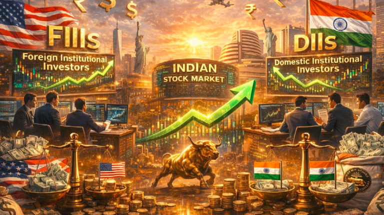 The Impact of FIIs and DIIs on the Indian Stock Market Across Cycles